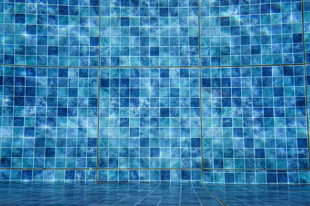 swimming pool, nature, pool, tiles, blue, water, relax, wet, fun, underwater, bottom