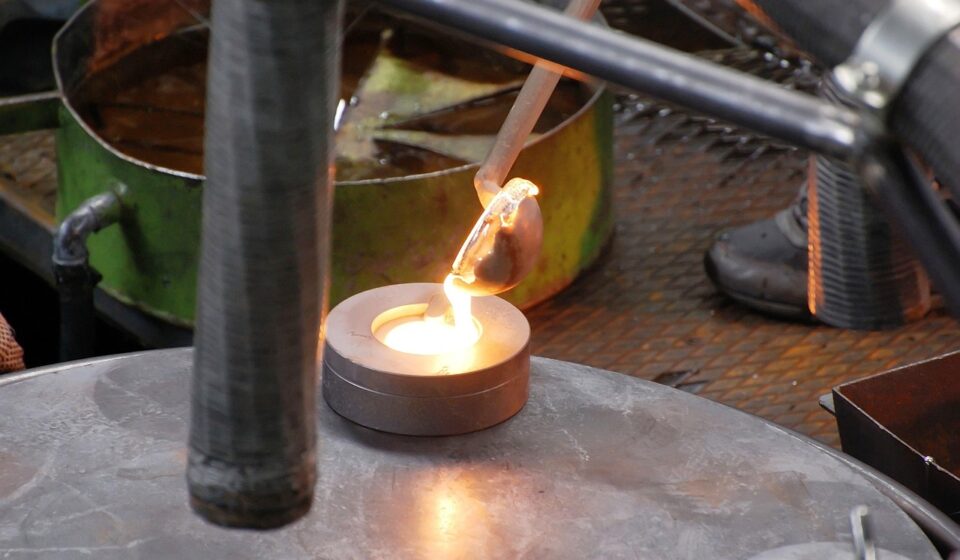 glassblower, glass blowing, glass, fluid, manufacturing, production, work