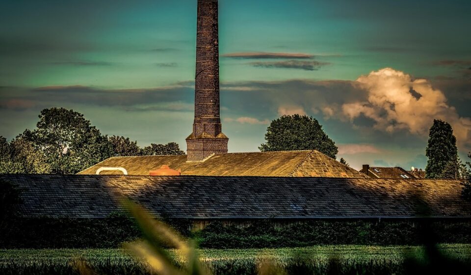 factory, old, industrial, vintage, construction, manufacturing
