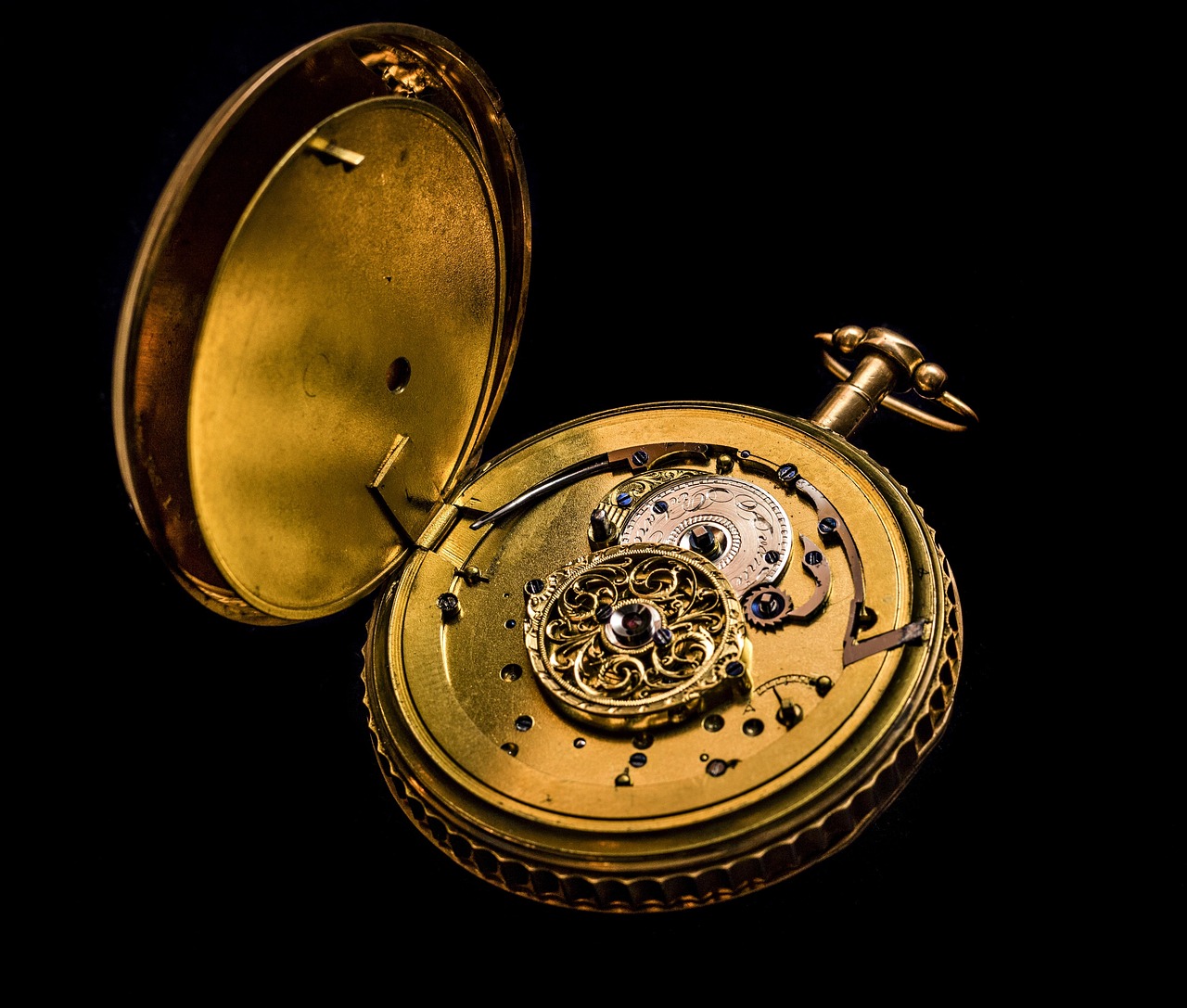 antique, brass, classic, clock, dial, equipment, gold, minute, nostalgia, pocket, watch, precision, repair, round, steel, time, vintage, black time, black clock, black vintage, black watch