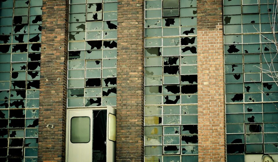 factory, old, old factory, expired, ruin, abandoned, decay, industry, building, broken, facade, old factory building, architecture, industrial building, factory building, lost place, glass, entrance