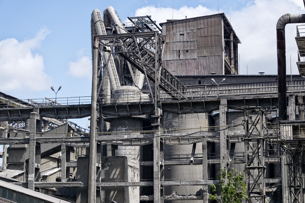 factory, machine, the industry, metal
