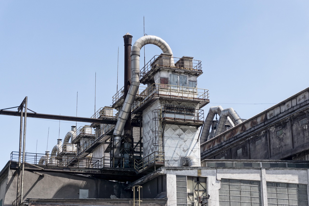 factory, machine, the industry, metal