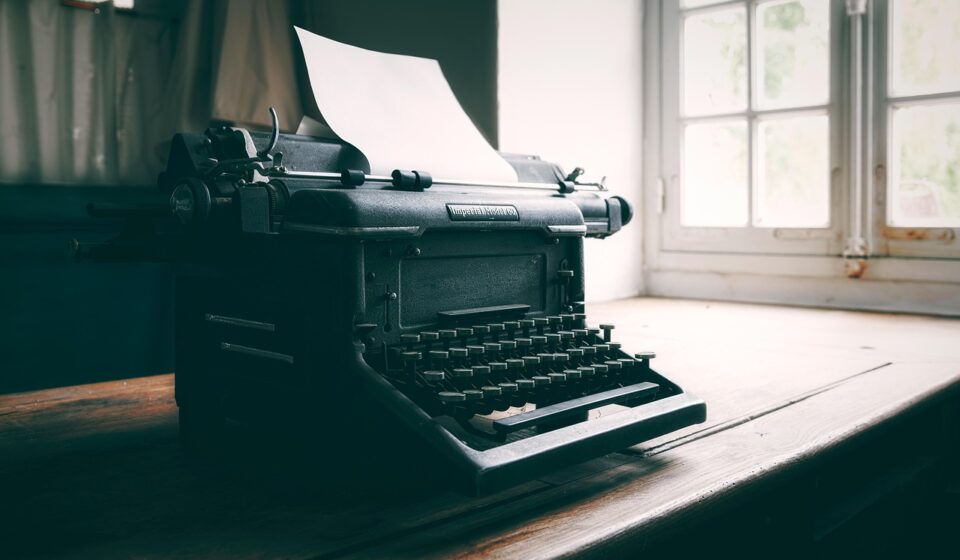 typewriter, write, old, vintage, author, writer, retro, wisdom, paper