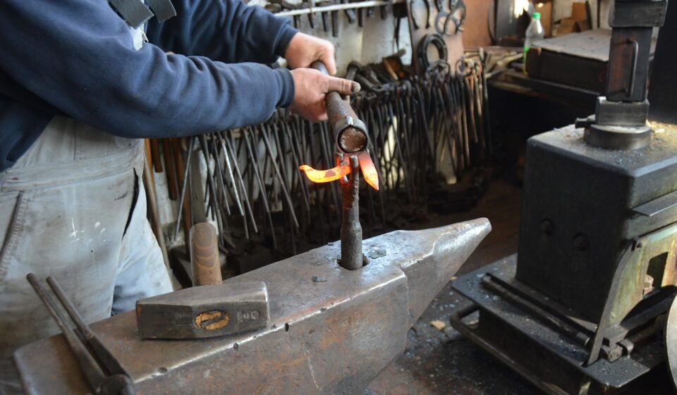 craft, blacksmith, iron, hot, metal, glow, work, anvil, fire, bending, workshop, man, industrial heritage, blacksmith, blacksmith, blacksmith, blacksmith, blacksmith