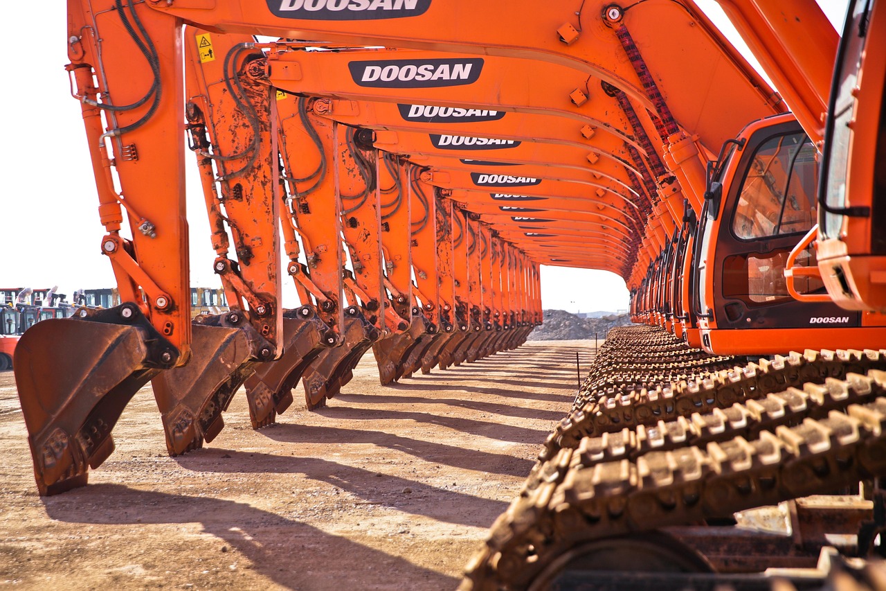 industry, heavy, equipment, machine