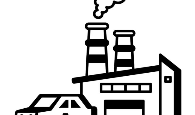 factory, industry, building, smoke, chimney, car, transport, icon, black and white, smokestack, industrial building, heavy, production, environment, silhouette, processing, drawing, car wallpapers, design, architecture, style, energy