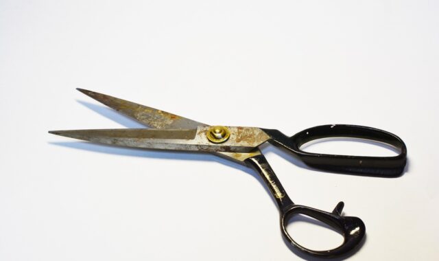 scissors, tool, old, cut, incision, equipment, machine