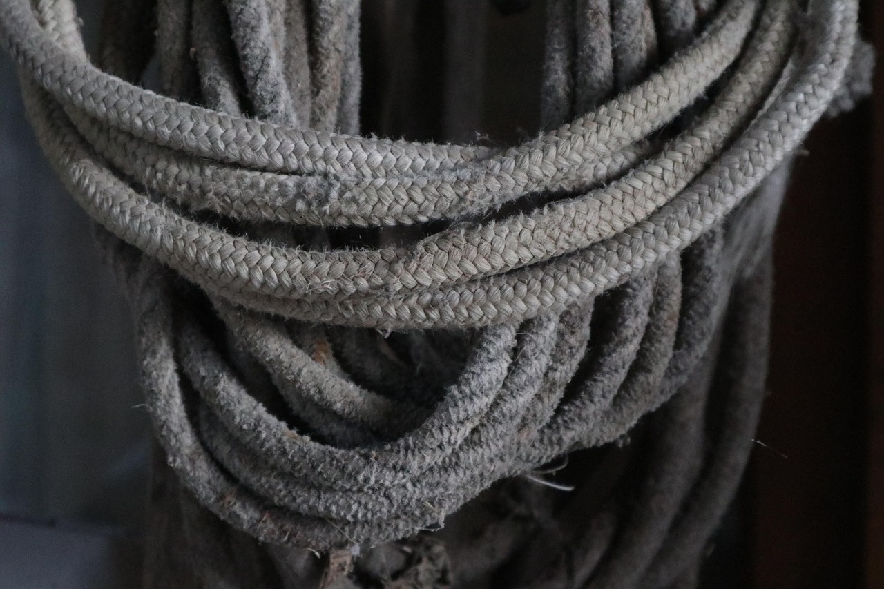 rope, material, braiding, flea market