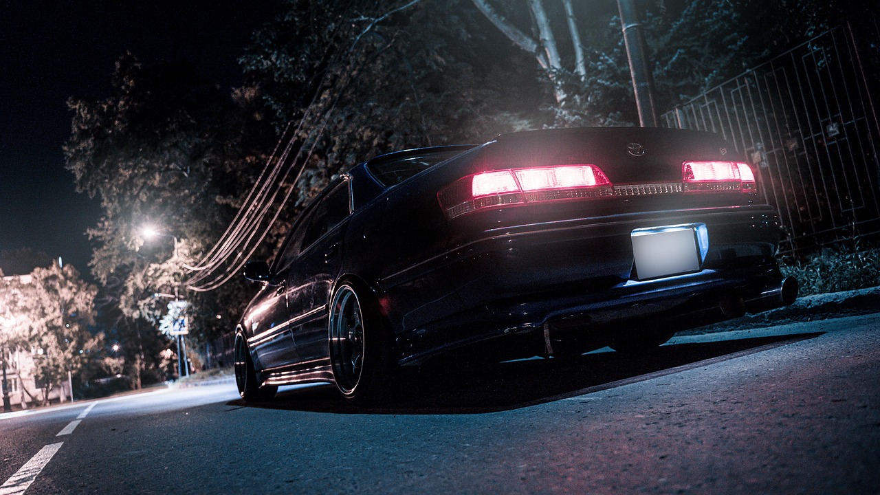 car, car wallpapers, vehicle, toyota, headlights, bumper, night, racing