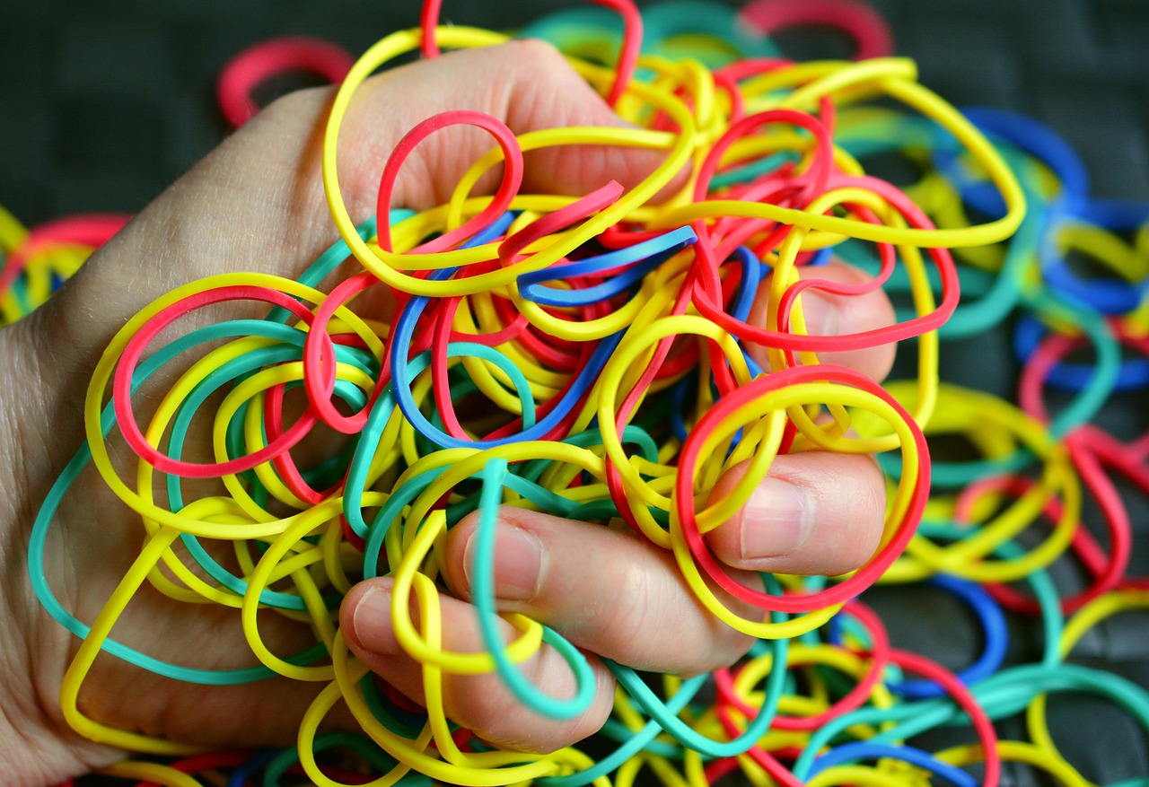 rubber rings, rubber, hand, feel, touch, annular, keep together, office supplies, stretchable, versatile, household, attach, household rubber, elastic, ring, heap, multicoloured, a handful of, versatile, versatile, elastic, elastic, elastic, elastic, elastic